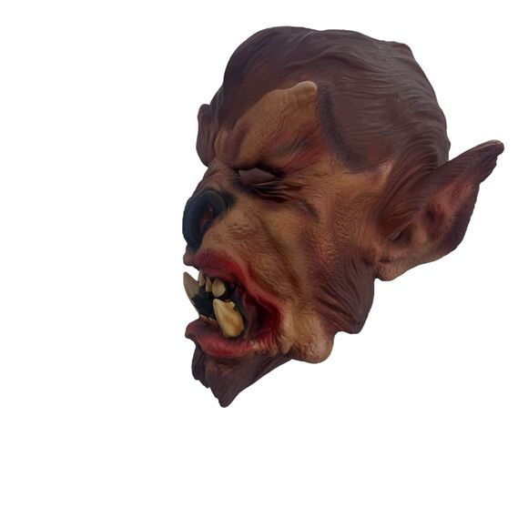 Vintage Horror Werewolf Adult Halloween Latex Mask 2003 The Paper Magic Group - Picture 7 of 16